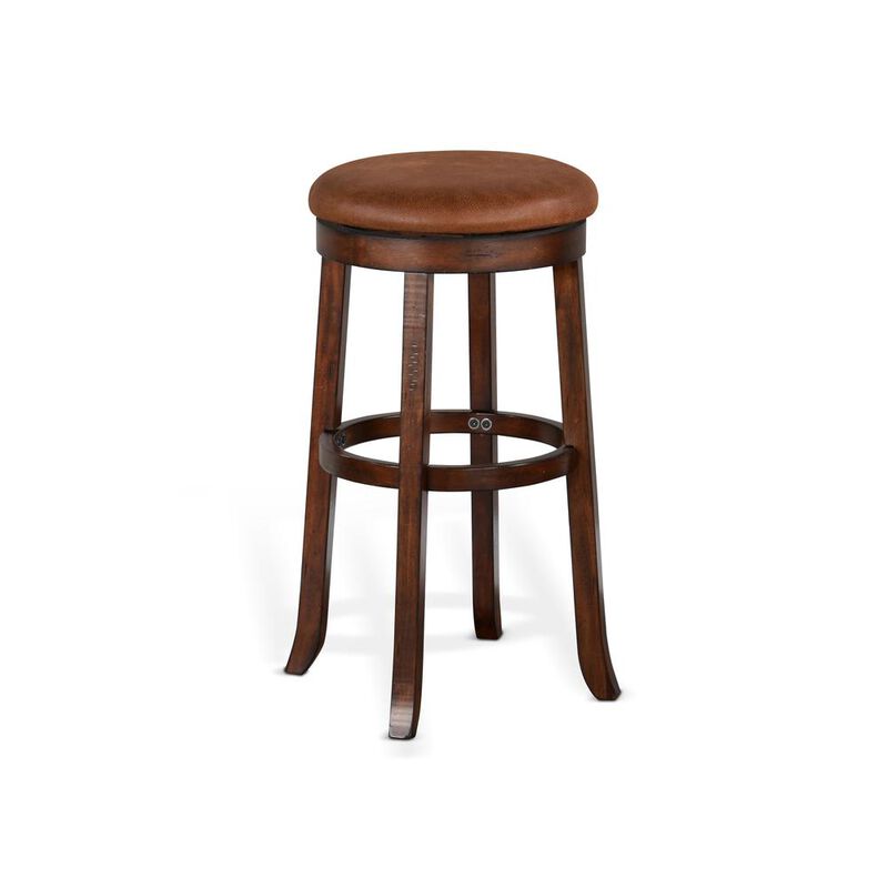Sunny Designs Bar Swivel Stool, Cushion Seat