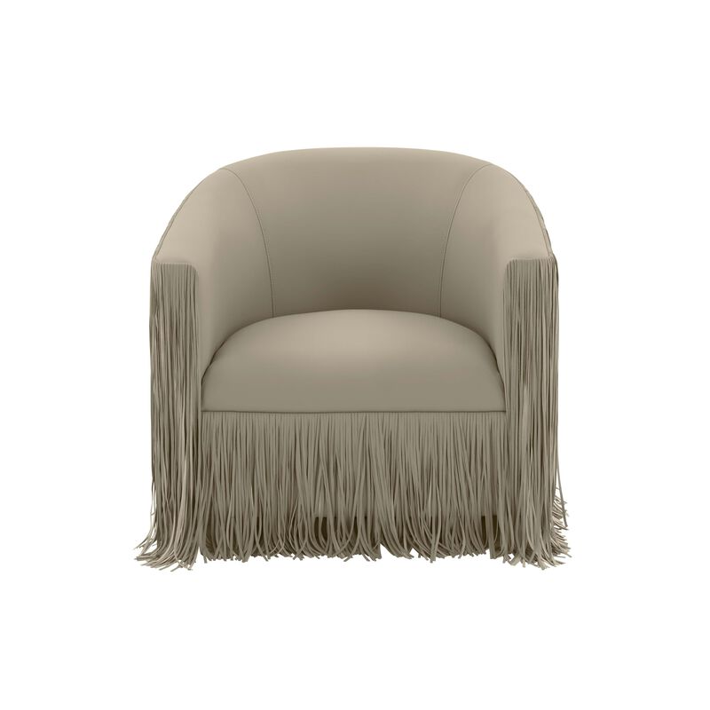 Shag Me Vegan Leather Swivel Chair image number 0