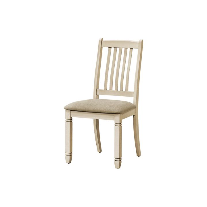 Dining Chair, 38" Height, Set Of 2, Side, Upholstered