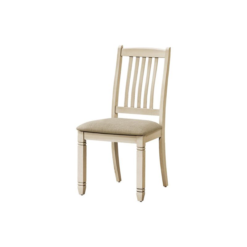 Dining Chair, 38" Height, Set Of 2, Side, Upholstered