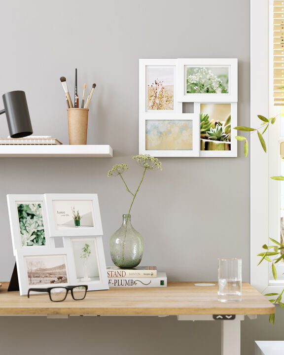 Set of 4 Family Collage Photo Frames for Wall Gallery Display