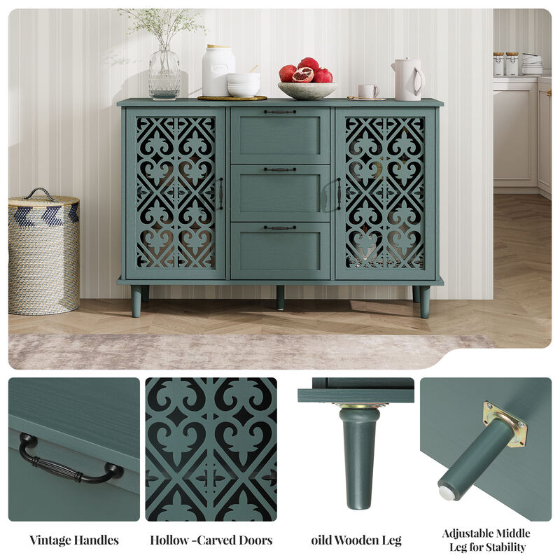 Vofrid carved  Door Cabinet image number 2