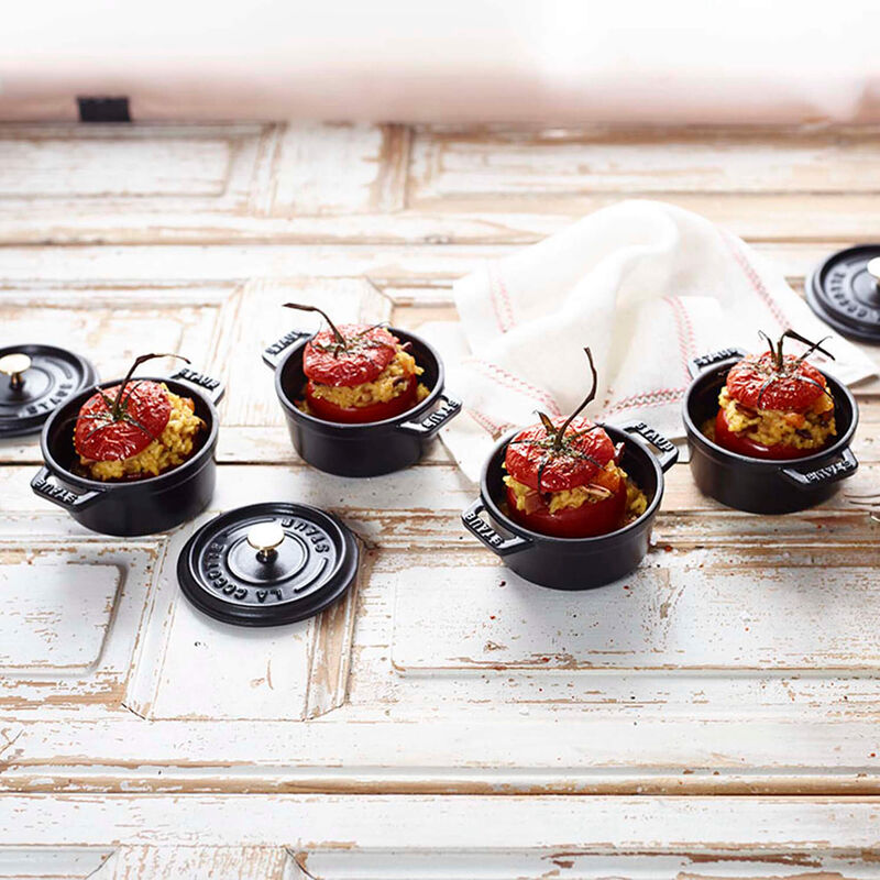 Staub Cast Iron 0.25-qt Mini Round Cocotte