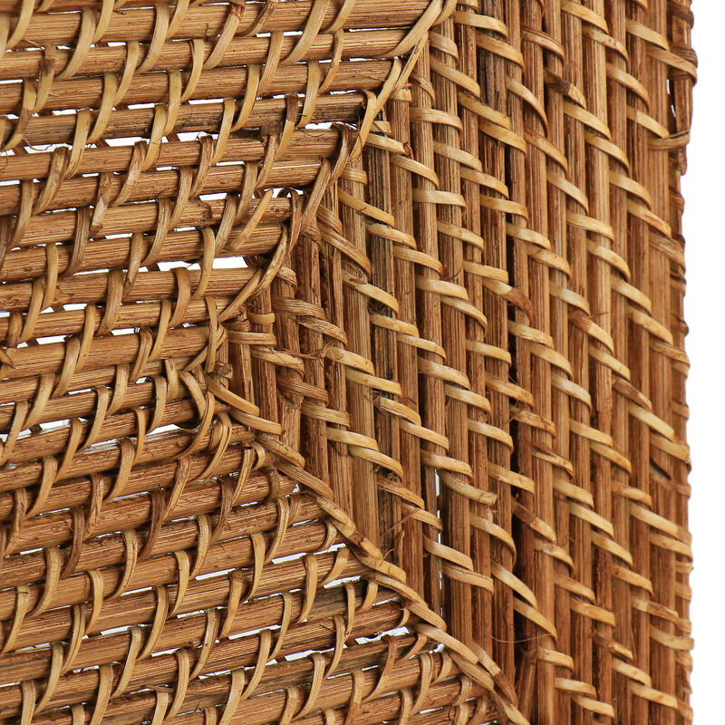Martha Stewart 16 Inch Rattan Woven Rectangular Placemat in Brown image number 3