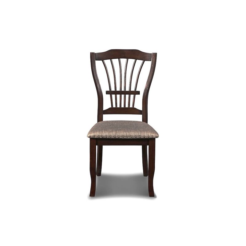 New Classic Furniture Bixby Wood Dining Chair in Espresso Brown (Set of 6)