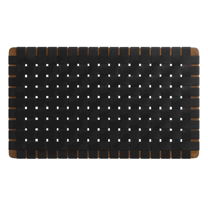 Sparta Weave Wall-Mount Vegan Leather Twin Headboard image number 0