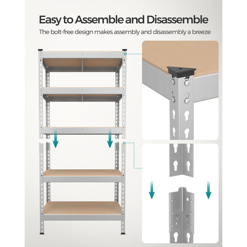 5-Tier Garage Storage Shelf