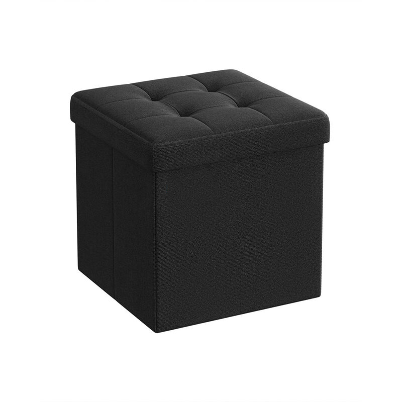 Folding Storage Ottoman Cube for Versatile Space-Saving Solutions