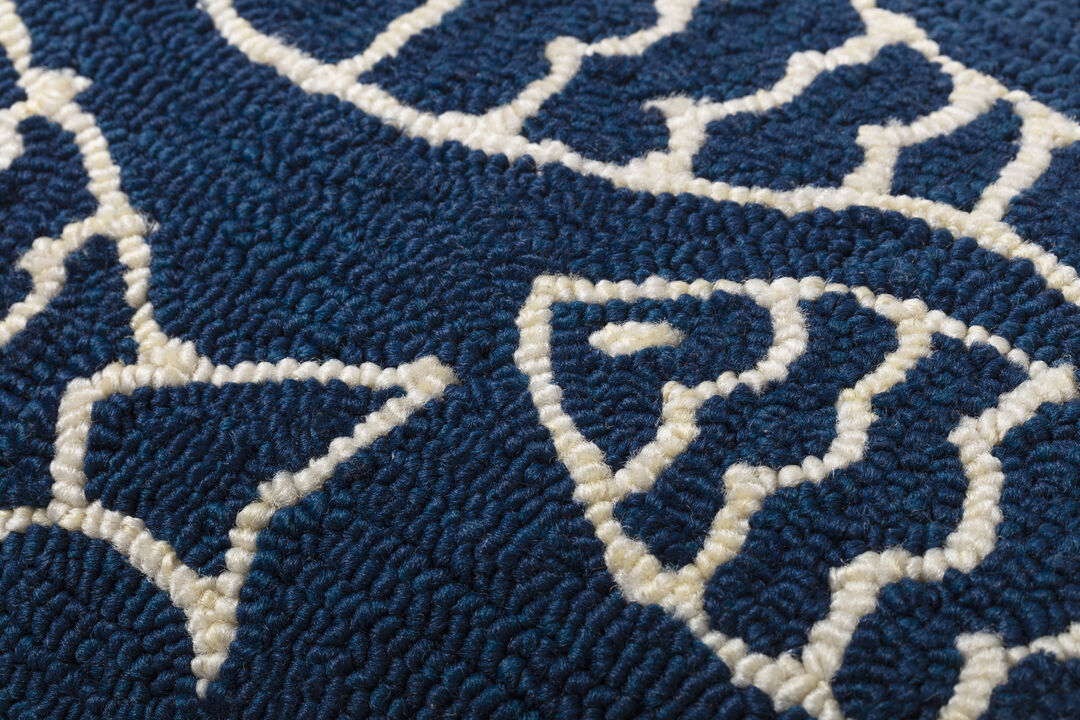 P0908 Navy 16"x26" Poly Pillow