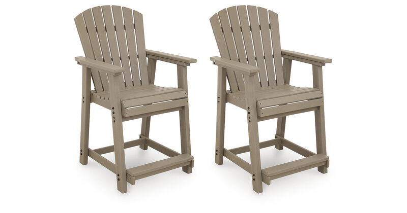 Sandy Dune Outdoor Counter Height Bar Stool (Set of 2) image number 0