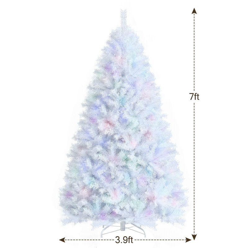 Artificial Christmas Tree with Shimmering Iridescent Tinsel Tips image number 3