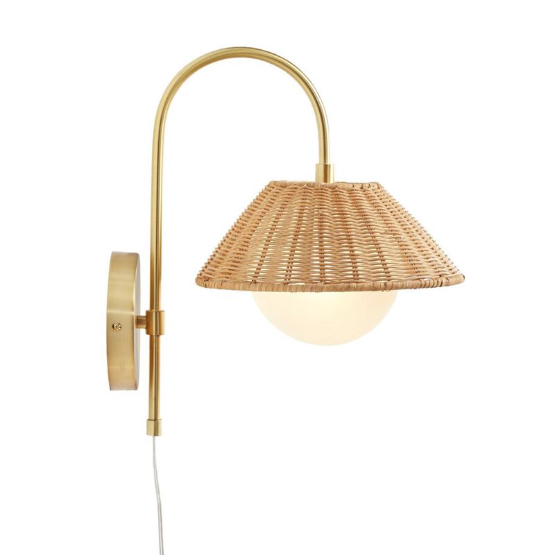 Laguna Rattan Weave Wall Sconce image number 5