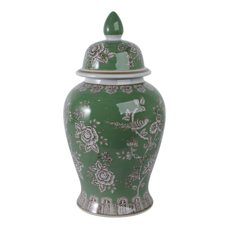 Bird & Flower Temple Jar image number 3