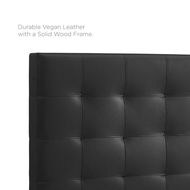 Modway - Paisley Tufted King and California King Upholstered Faux Leather Headboard image number 3
