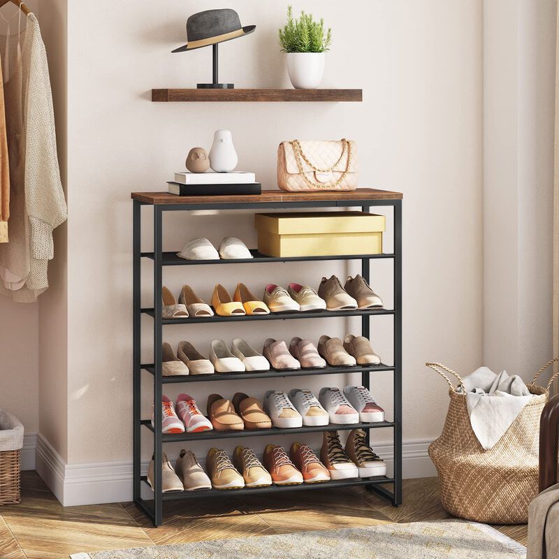 6-Tier Shoe Storage Rack for 18-24 Pairs, Home Shoe Organizer image number 4