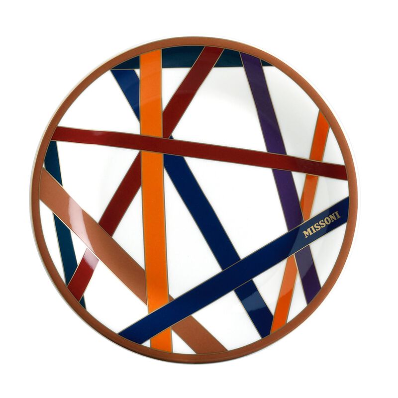 Bread & Butter Plates NASTRI MULTICOLOR Set of 2, diam. 6.1" image number 0