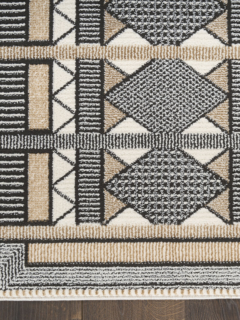 Nordic NRC06 Ivory/Multicolor 5' x 7' Rug