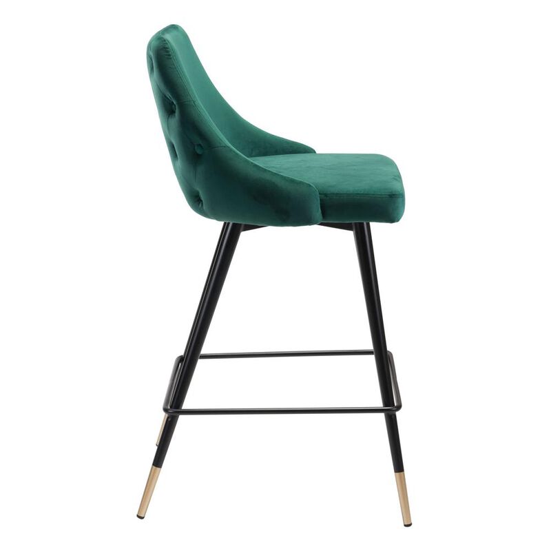 Belen Kox Piccolo Counter Chair, Green Velvet, Belen Kox image number 4