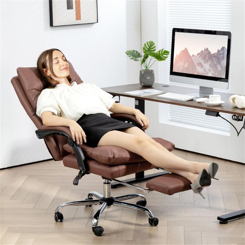 Ergonomic Office Chair with Built-in Massage Function &ndash; Comfortable and Adjustable Desk Chair