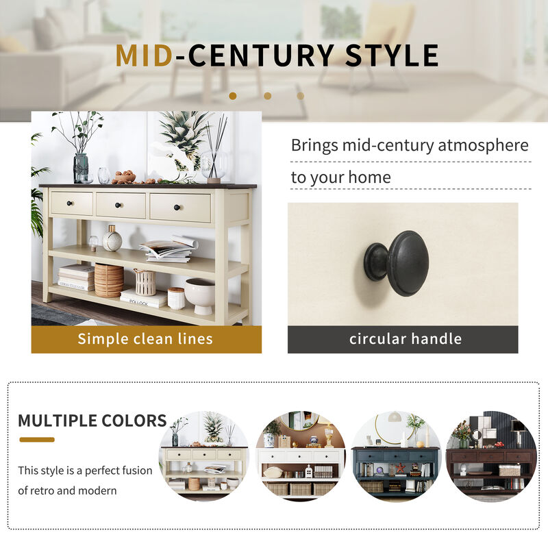 Merax Retro Design Console Table