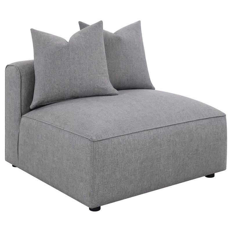 Coaster Co. of America Jennifer Upholstered Armless Chair Grey image number 0