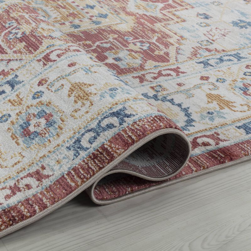 Pasargad Home Turkish Heritage Design Rust Area Rug