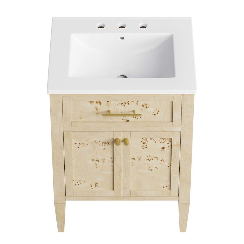 Modway Elysian 24 Wood Bathroom Vanity