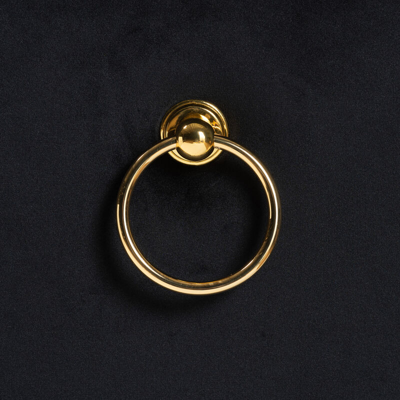 Baxton Studio Caspera and Luxe Black Velvet Fabric and Gold Metal 2-Piece Dining Chair Set