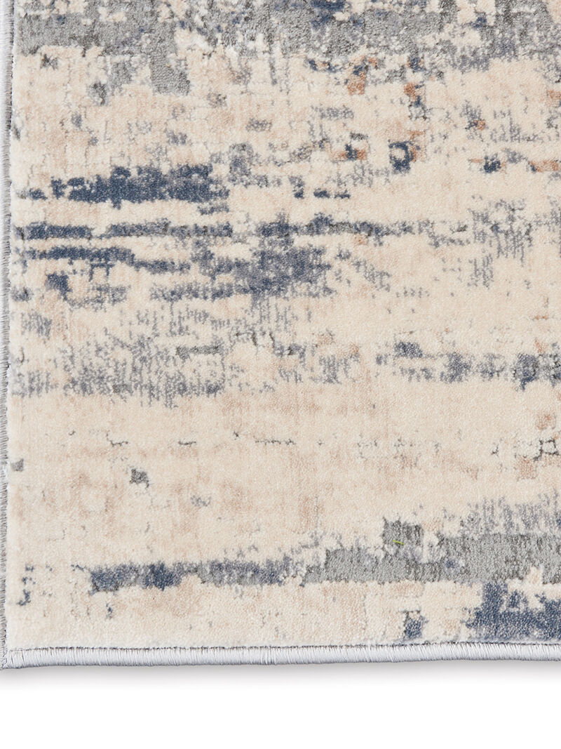 Rustic Textures RUS04 Beige/Gray 6' x 9' Rug