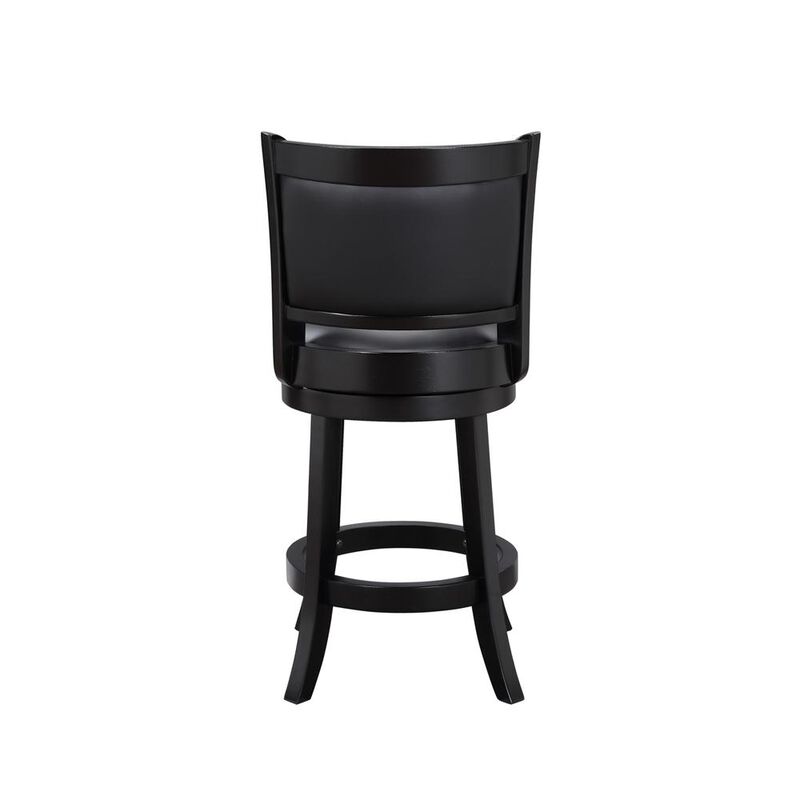 Boraam Augusta Swivel Counter Stool - Black