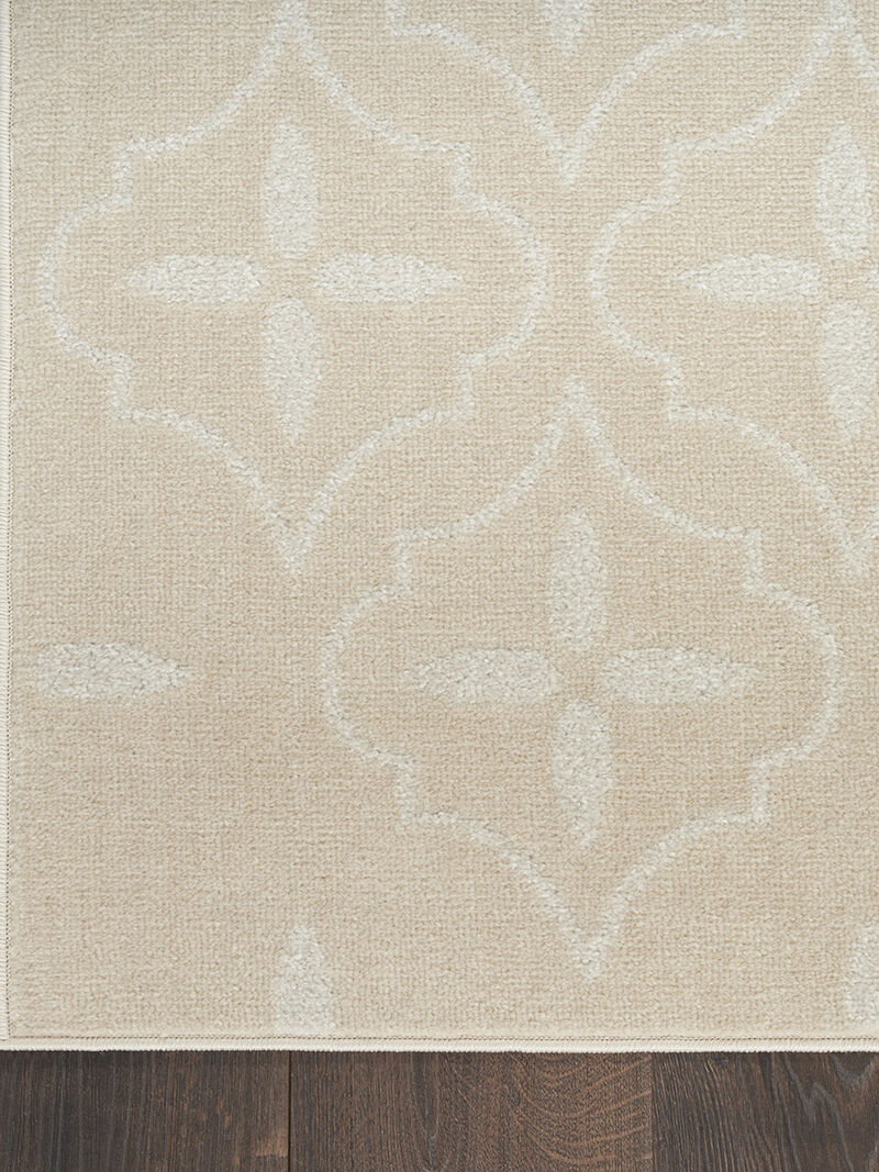 Nourison Essentials NRE04 Ivory/Beige 6' x 9' Rug