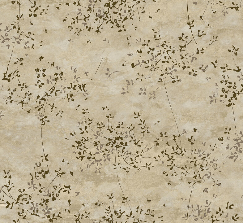Arian Gold Inkburst Wallpaper (Set of 2)