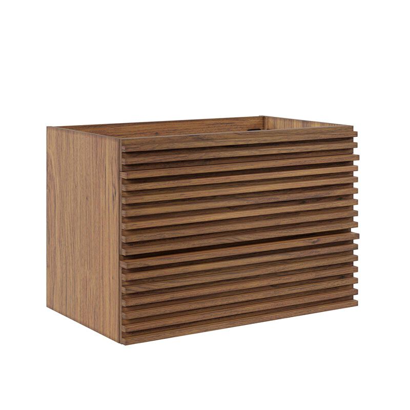 Render 30" Wall-Mount Bathroom Vanity Cabinet (Sink Basin Not Included) image number 0