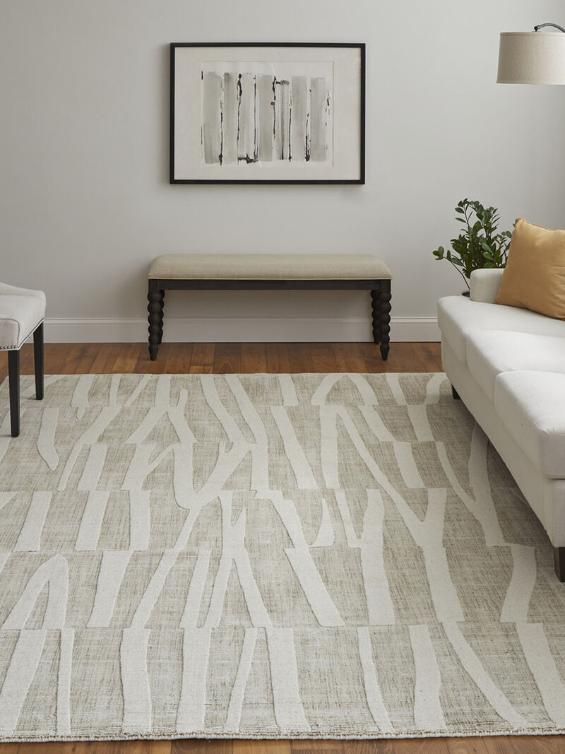 Peconic T8009 Linen 9' x 12' Rug By Thom Filcia