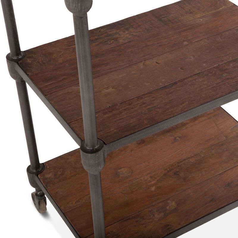World Interiors Paxton 25-Inch Wide Industrial Bookshelf image number 4