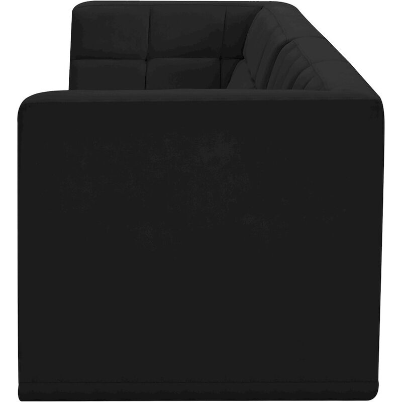 Meridian Furniture Relax Black Velvet Modular Sofa