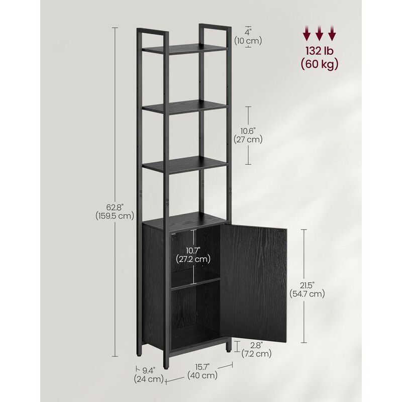 6-Tier Bookshelf for Ample Storage and Stylish Display