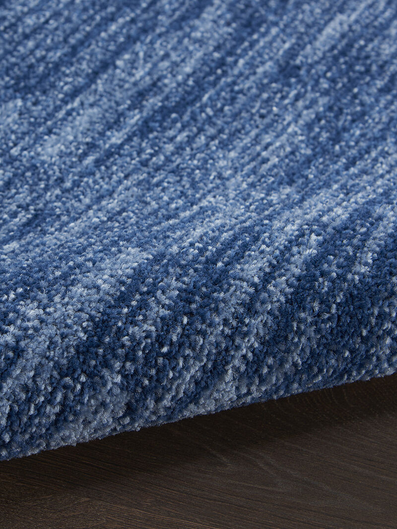 Nourison Essentials NRE01 Navy/Blue 2'2" x 20' Rug image number 5