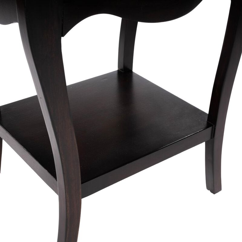 Butler Specialty Rochelle 1 Drawer Nightstand, Dark Brown