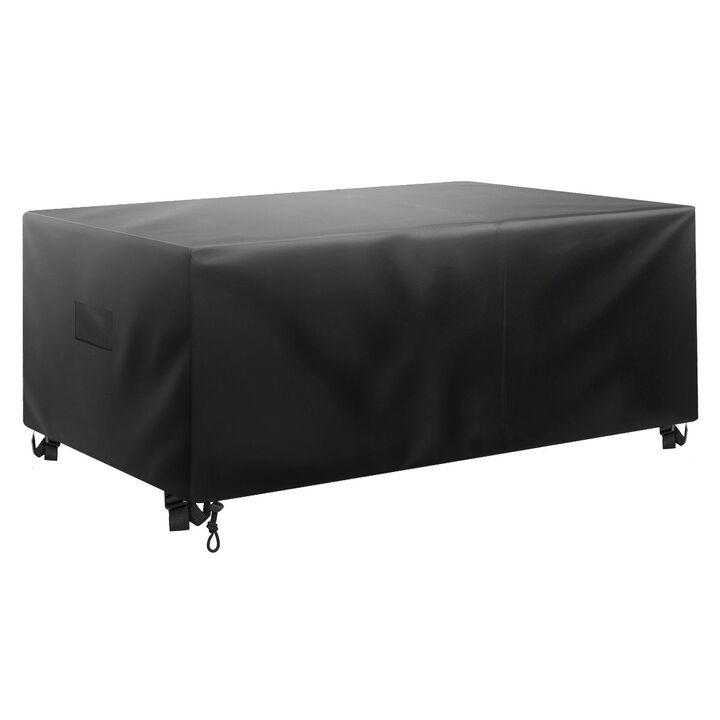 Outdoor Dining Set Cover, Waterproof Patio Table & Chairs Cover with Air Vent
