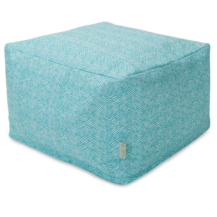 Majestic Home Goods Ottoman Pouf South West Teal
