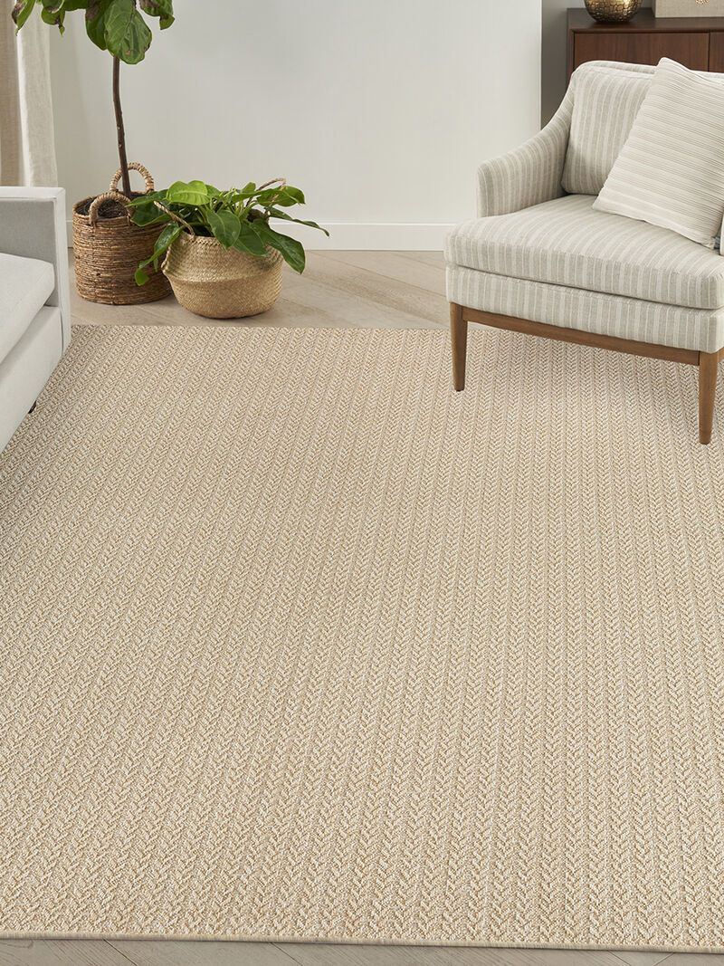 Tulum TLM02 Cream 10' x 14' Rug image number 5