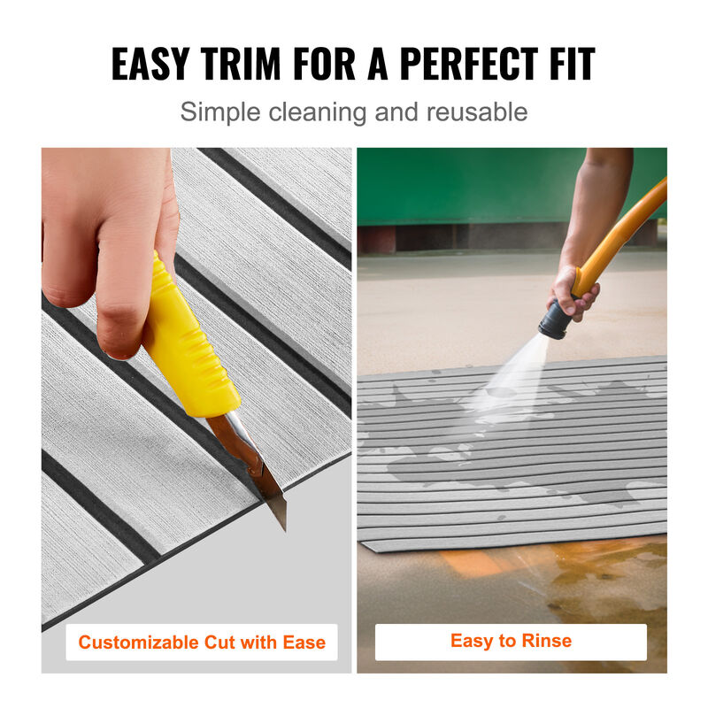 EVA Foam Boat Decking 94.5" x 45.7" with Self-Adhesive Backing image number 4