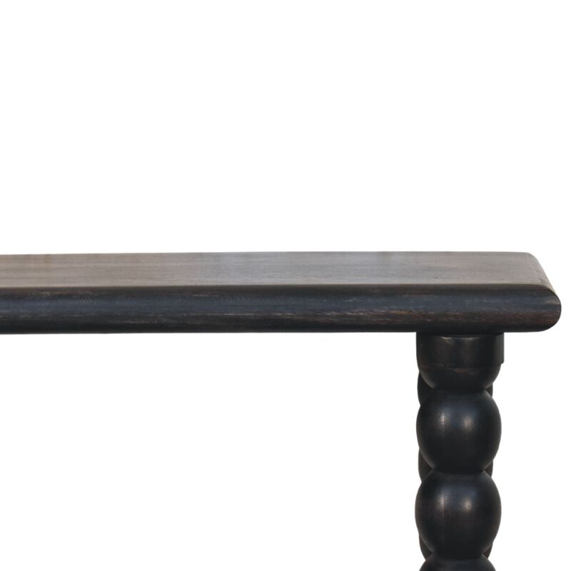 Artisan Furniture Solid Wood Spindle Linear Console, Dark Brown image number 3