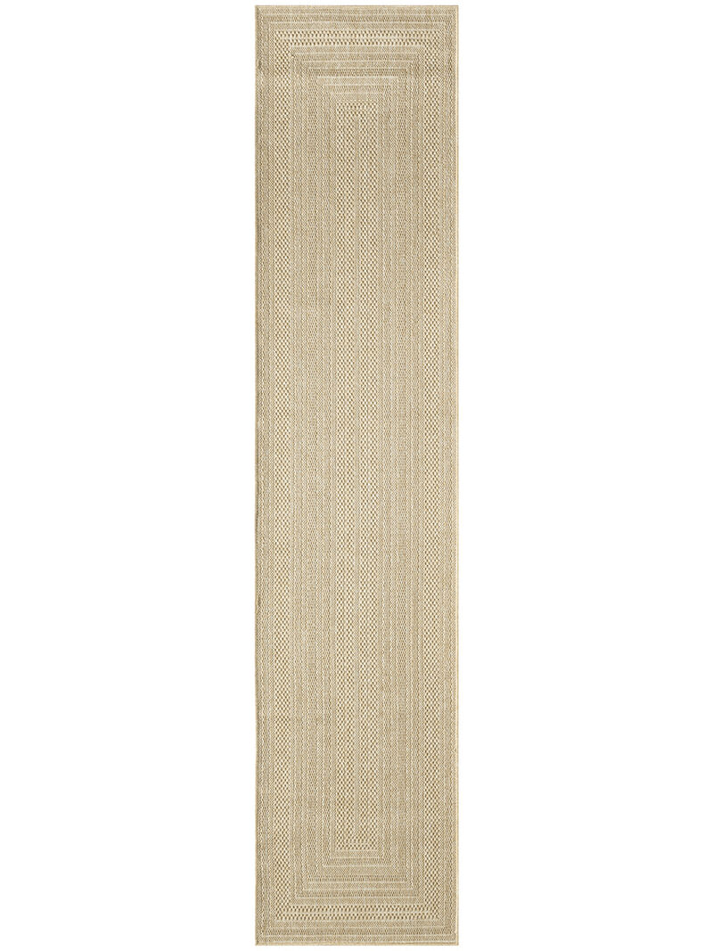 Tulum TLM04 Taupe/Ivory 2' x 6' Rug image number 0