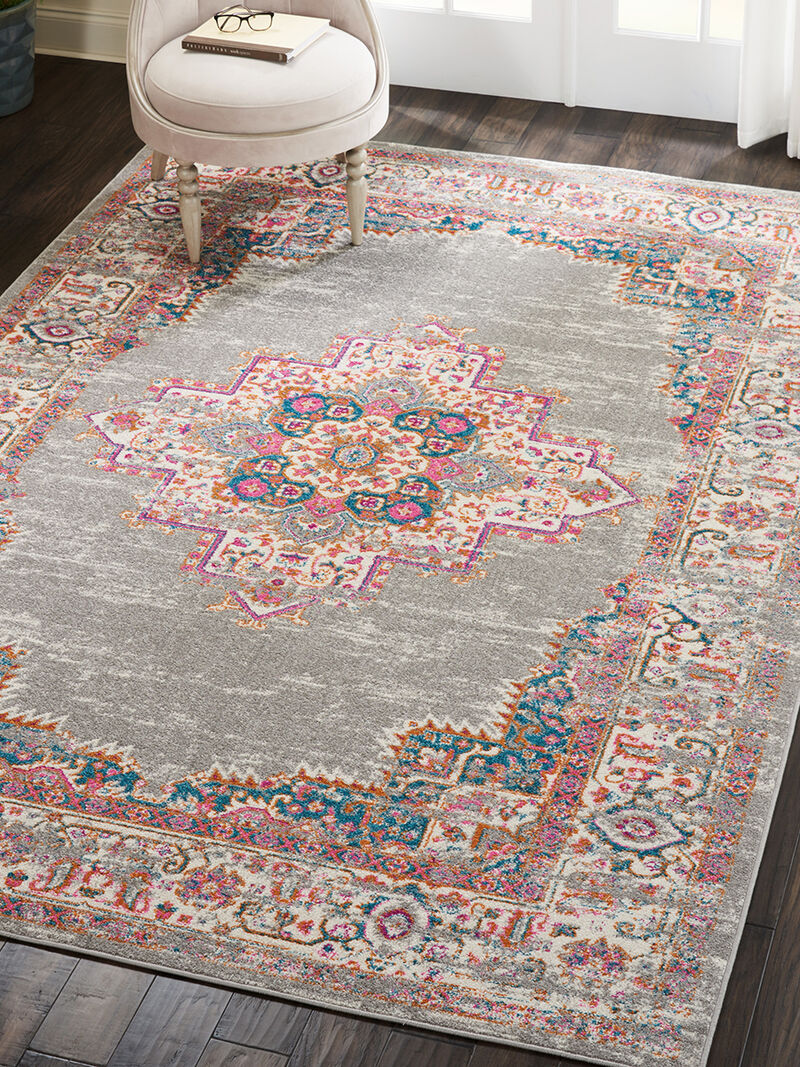 Passion PSN03 Gray 6'7" x 9'6" Rug image number 1