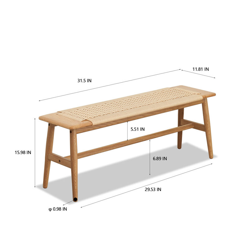 TATEUS Dining Bench image number 7
