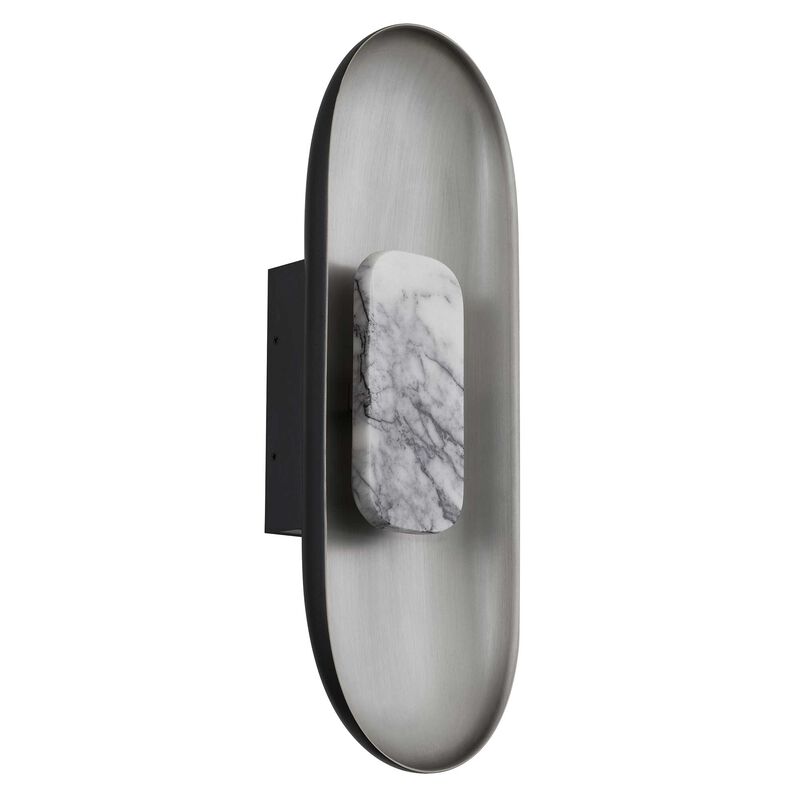 Marilyn 20 inch White Marble LED Wall Sconce image number 2