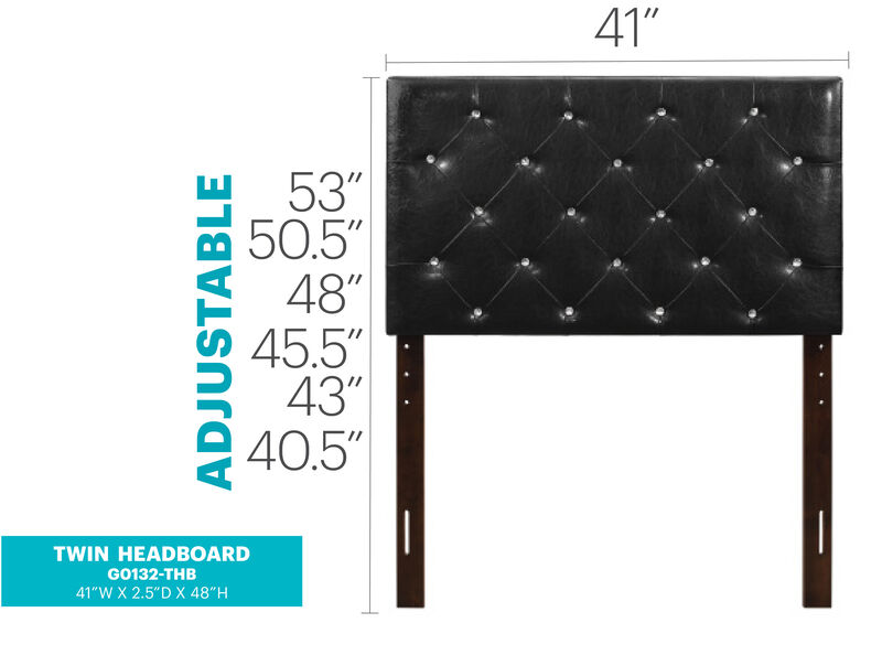 Super Nova 2 Tufted Twin Headboard