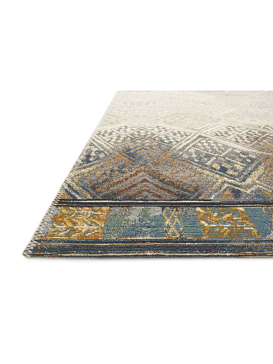 Mika MIK02 Ivory/Mediterranean 3'11" x 5'11" Rug